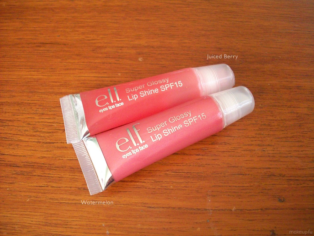 e.l.f. Essential Super Glossy Lip Shine SPF 15 {Review} {makeupfu}