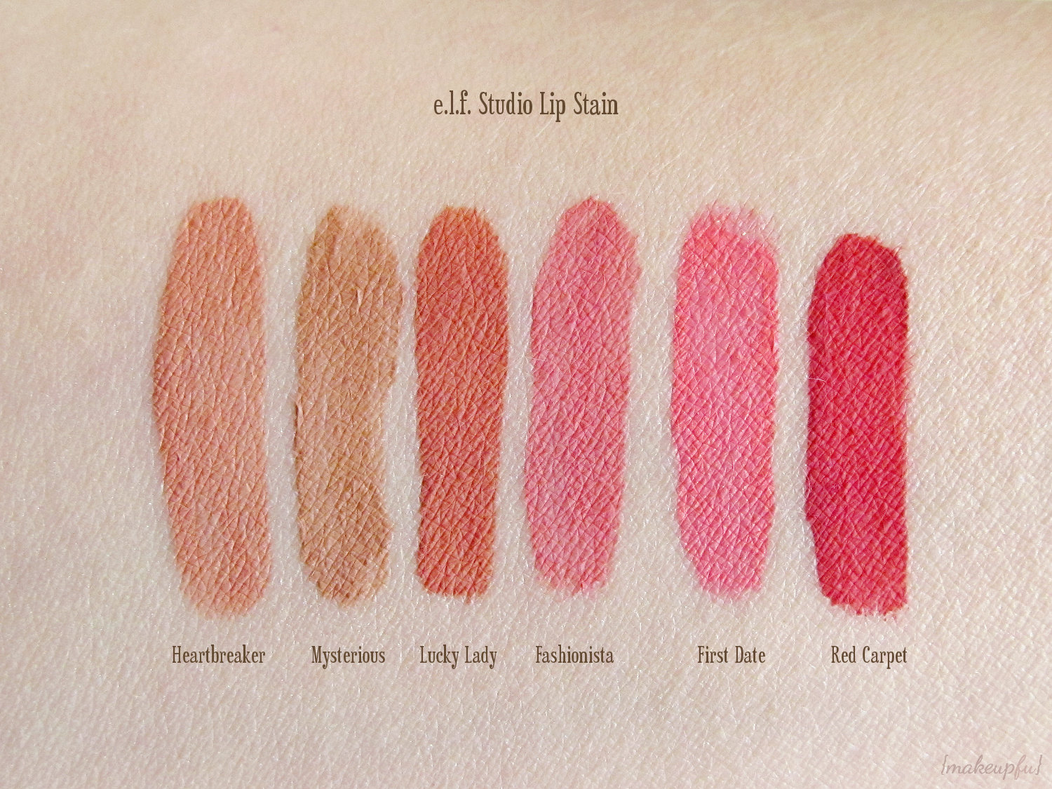 Good mat lipstick Elf studio lip stain