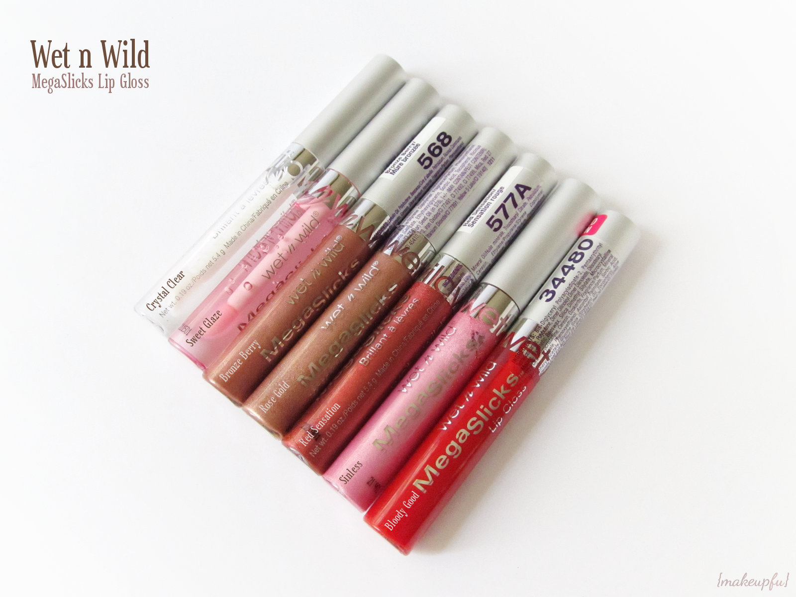 Wet n Wild MegaSlicks Lip Gloss {Review} {makeupfu}