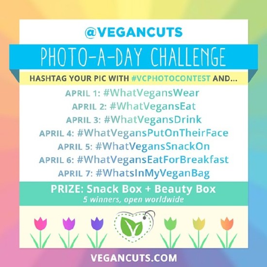 Vegan Cuts Photo-A-Day Challenge on Instagram Starts Tomorrow!